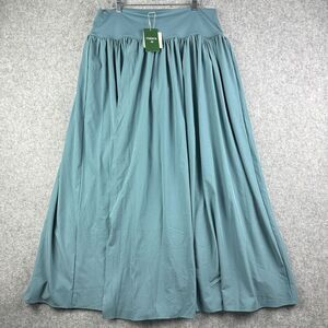 HALARA Breezeful Maxi Skirt Womens 1X High Waist Slit Resort Beach Coastal NEW